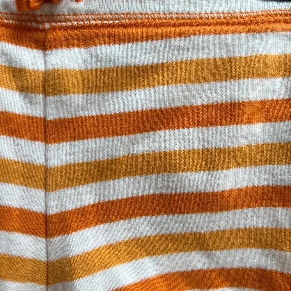 The Children’s Place 18M White and Orange Stripe Stretch Girl’s Shorts